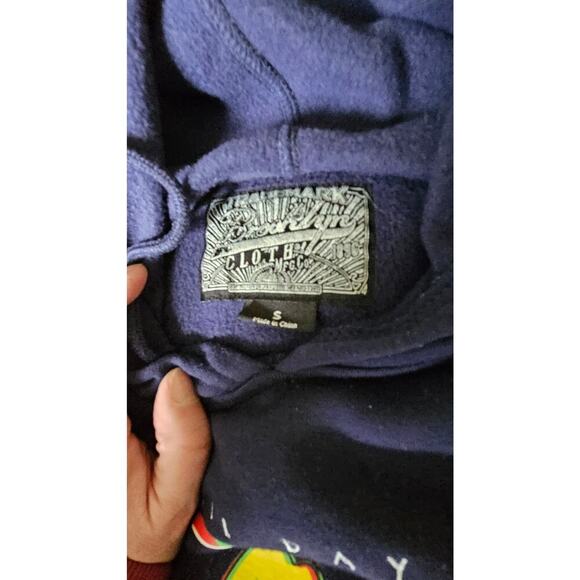 Brooklyn Cloth Mfg‎ Drip All Day navy hoody, men's size Small - Picture 5 of 10